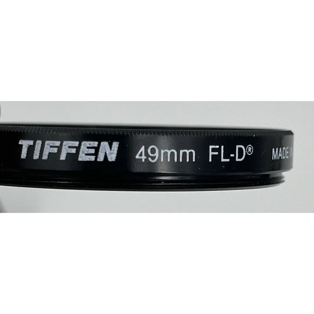 Tiffen 49mm Filters Set of 4 FL-D Fluorescent N.D. 0.6, UV and 55mm‎ UV & Case